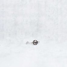 Small, handmade steampunk ring in silver, 6mm, adjustable size