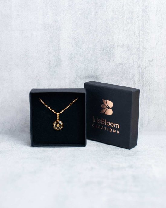 Unique steampunk necklace with genuine watch mechanisms